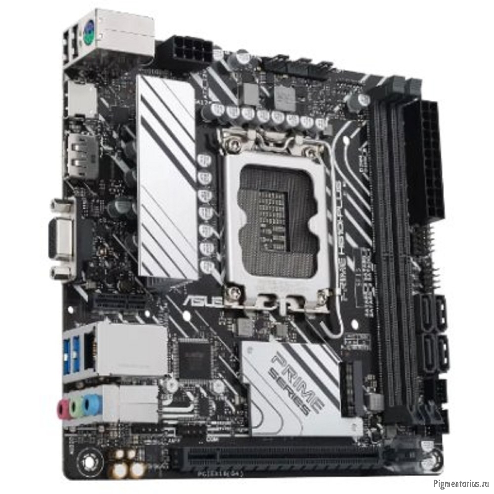 ASUS PRIME H610I-PLUS-CSM (Socket 1700, mini ITX, 2xDDR5(96GB), VGA/HDM/DP, 1xPCIe 4.0x16, 1xLAN, 4x