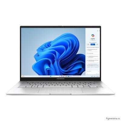 ASUS Zenbook 14 UX3405CA-PP642  [90NB14W2-M00Y50]  Silver 14" {OLED 2880x1800  Ultra 9 285H / 32Gb /