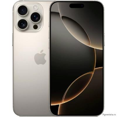 Apple iPhone 16 Pro Max 256GB Natural Titanium [MYWY3HX/A] (Sim+eSim Азербайджан)