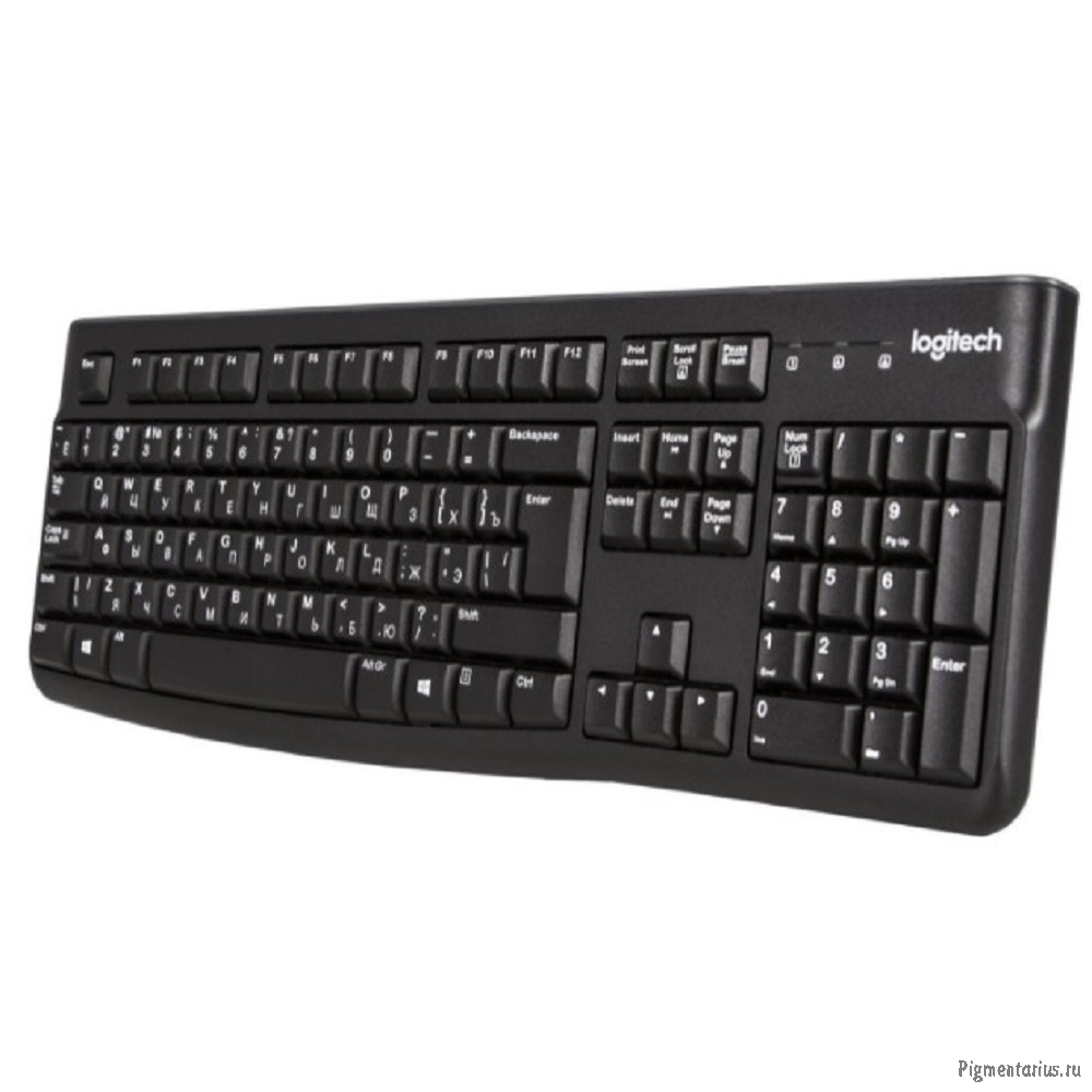 920-002522 Logitech Клавиатура K120 Black USB оригинальная заводская гравировка RU/LAT 920-002522 Logitech Клавиатура K120 Black USB оригинальная заводская гравировка RU/LAT