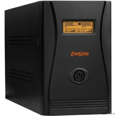 Exegate EP285519RUS ИБП ExeGate SpecialPro Smart LLB-2000.LCD.AVR.EURO.RJ.USB <2000VA/1200W, LCD, AV