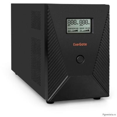 EXEGATE EP287660RUS ИБП SpecialPro Smart LLB-3000.LCD.AVR.EURO.RJ.USB <3000VA/1800W, LCD, AVR,4евро,