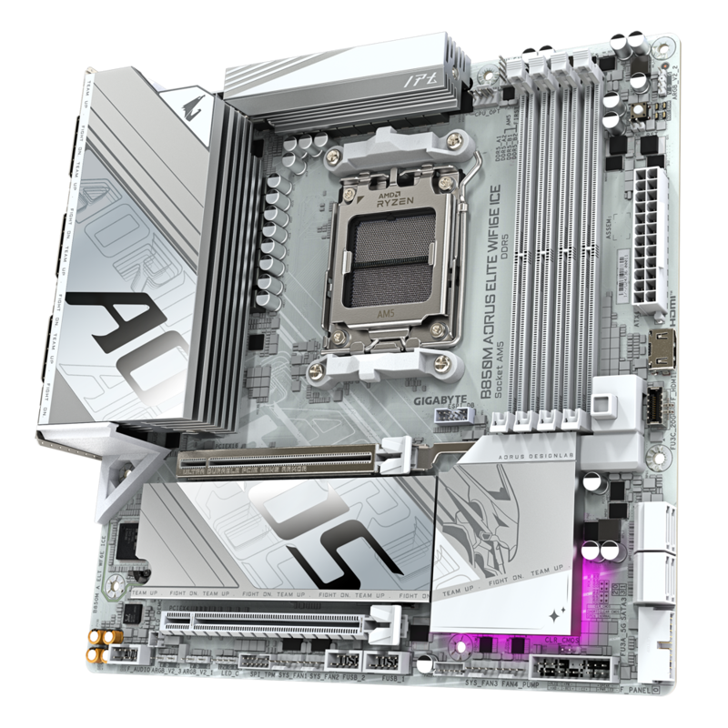 Материнская плата Gigabyte B850M A ELT WF6E ICE