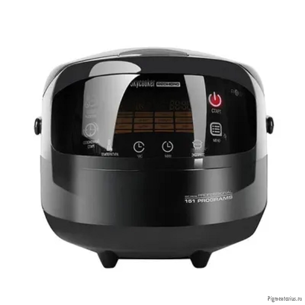 REDMOND RMC-M903S Мультиварка, 1000 Вт, 5 л, 17 программ, чёрный/ металлик