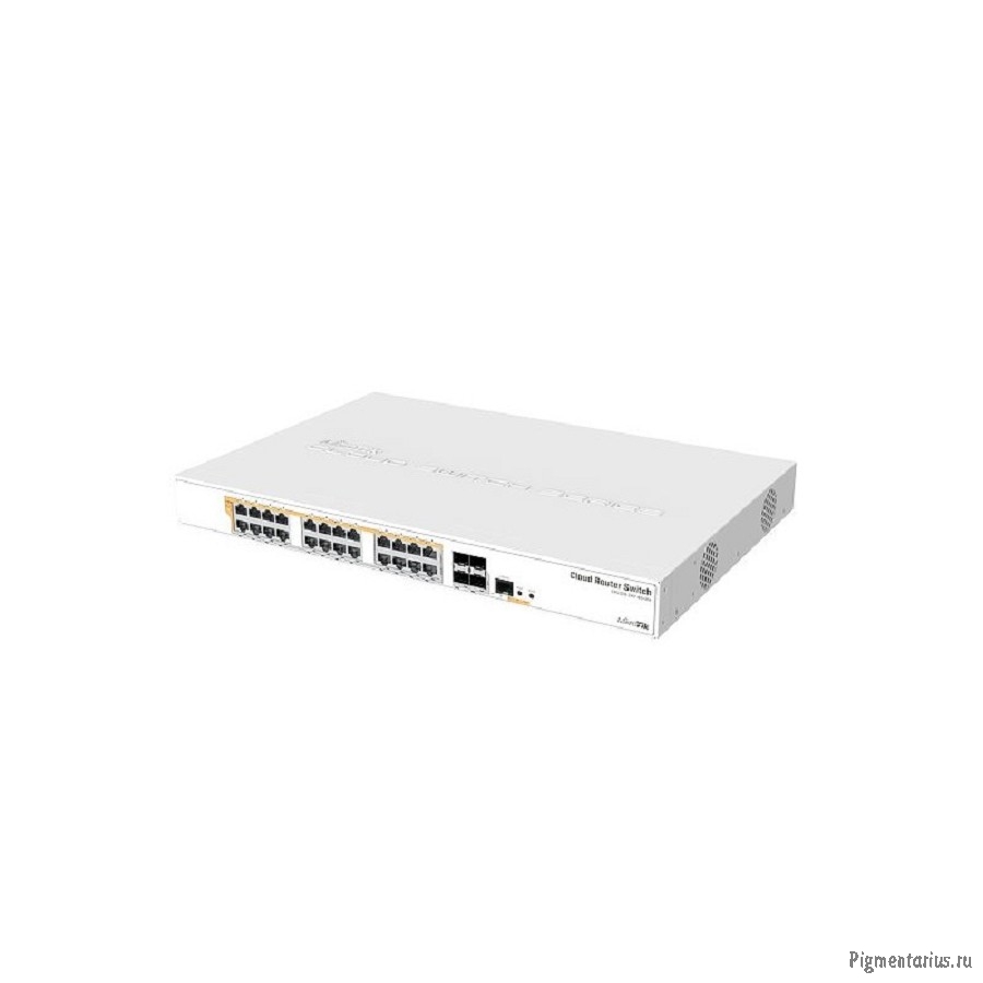 MikroTik CRS328-24P-4S+RM Коммутатор с поддержкой PoE, 802.3af/at, 4 SFP+, 24 x 1000Mbit