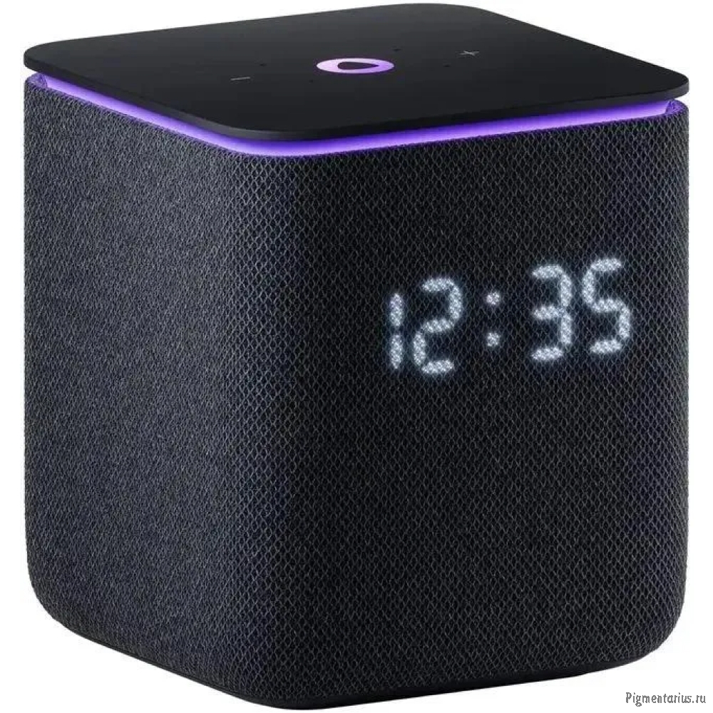 Яндекс Станция Миди Zigbee Черный [YNDX-00054BLK]