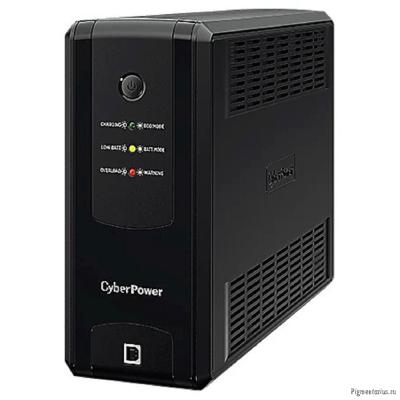 CyberPower UT1100EG ИБП {Line-Interactive, Tower, 1100VA/660W USB/RJ11/45 (4 EURO), 12В/5 Ач х 2}