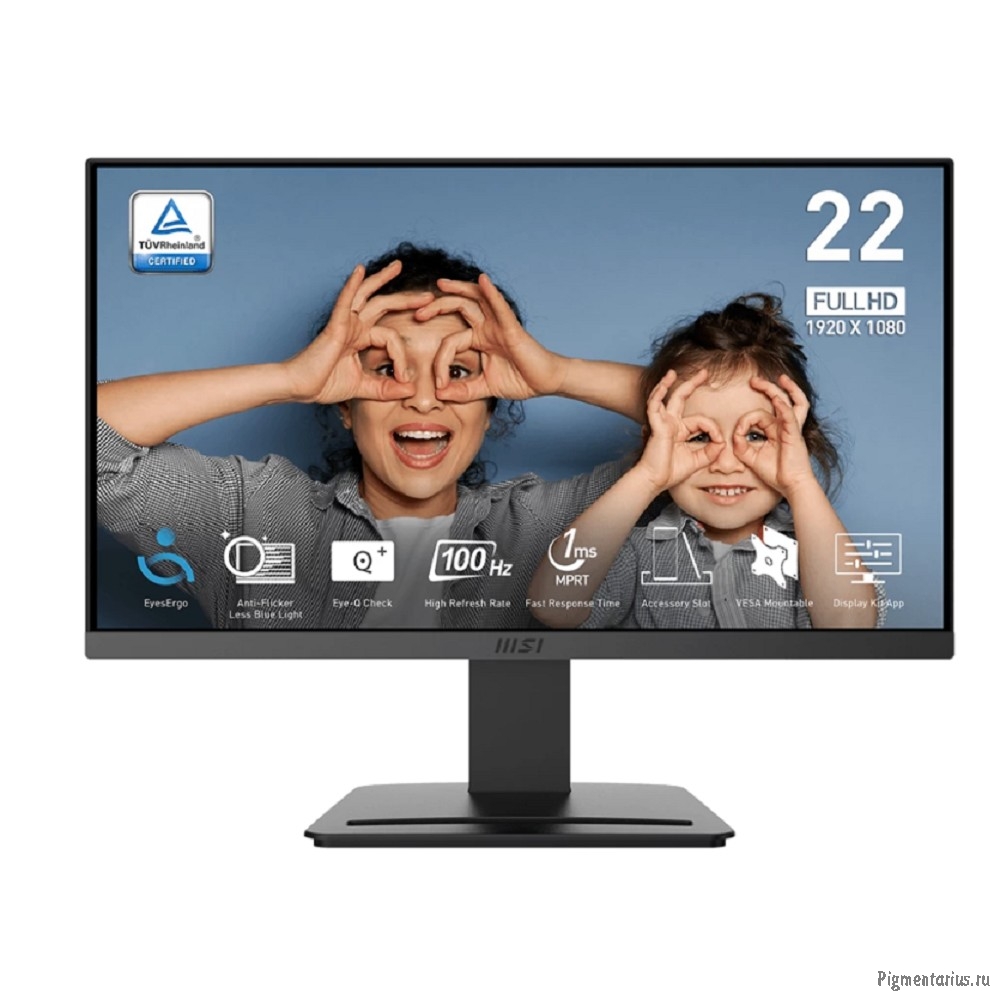MSI PRO 21.5" MP223 E2  {VA 1920x1080 100Hz 1ms  250cd HDMI DipsplayPort VESA} [9S6-3PB9CH-035]