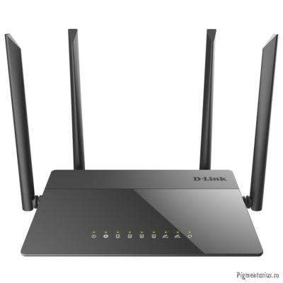 D-Link DIR-841/RU/A1B Беспроводной двухдиапазонный маршрутизатор AC1200 Wave 2 с гигабитным WAN-порт