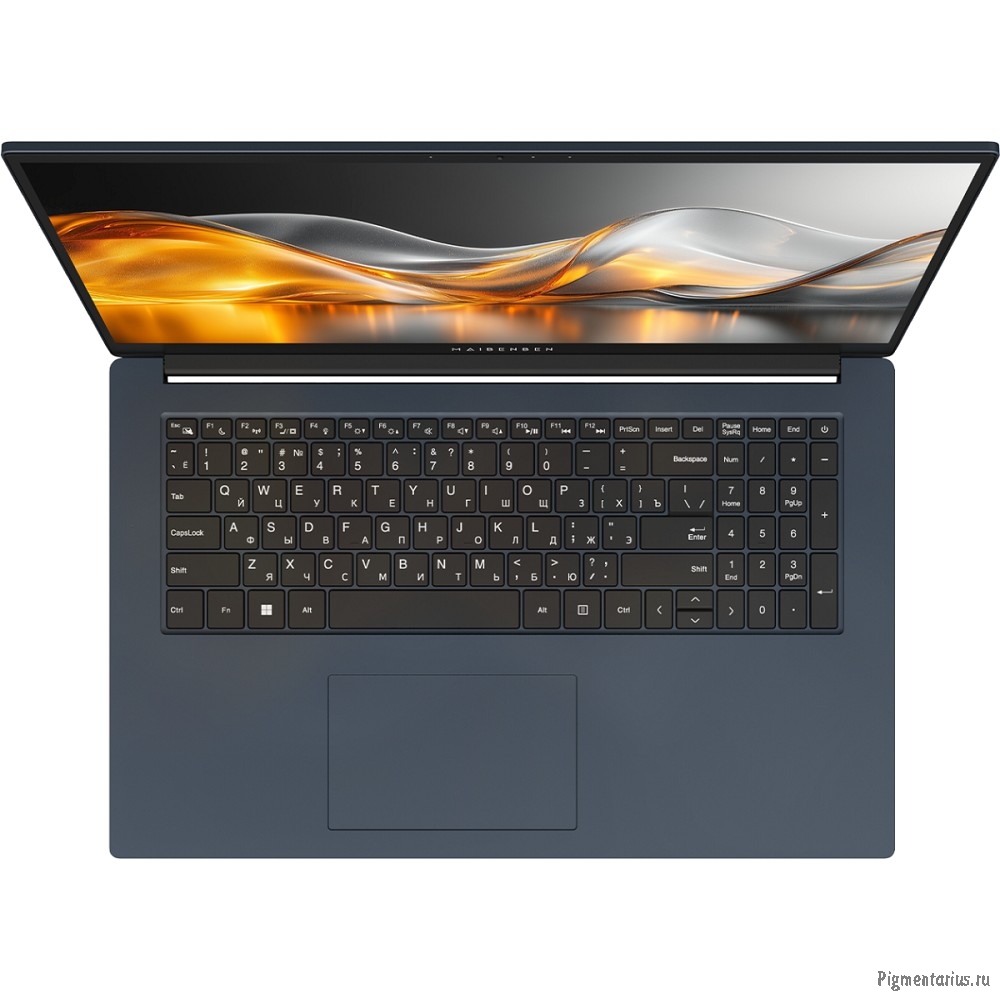 Maibenben Medio M17A [M17A-R574UMF1SLURE3] Blue 17.3" {FHD Ryzen 5 7430U/16Gb/512Gb/Linux/m+pad}