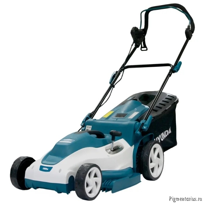 HYUNDAI [LE 4210] Электрическая газонокосилка { 1800 Вт, высота 20-70 мм, ширина 42 см, 10.5 кг }