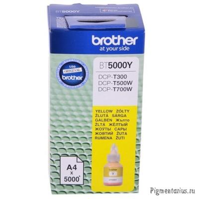 Brother BT5000Y Чернила, Yellow DCPT300/500W/700W (41,8мл, 5000стр) (BT5000Y)