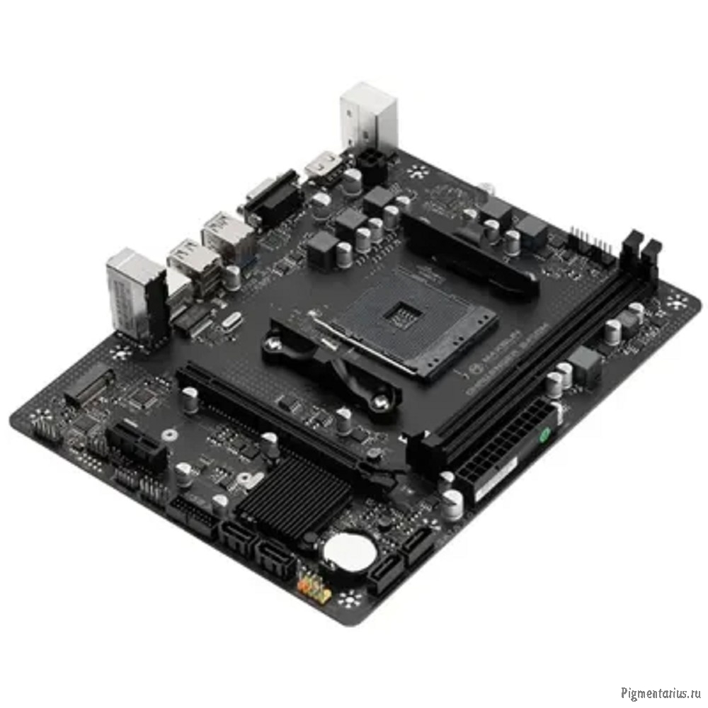 MAXSUN MS-Challenger B450M (Socket  AM4, mATX, 2*DDR4, VGA/HDMI, 4*SATA3, 1*M.2, 1*PCIEx16/1*PCIEx1,