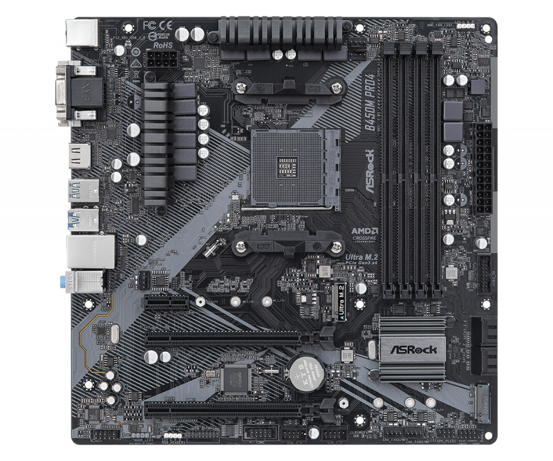 Материнская плата Asrock B450M PRO4 R2.0