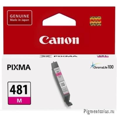 Картридж струйный Canon CLI-481 M 2099C001 пурпурный для Canon Pixma TS6140/TS8140TS/TS9140/TR7540/T