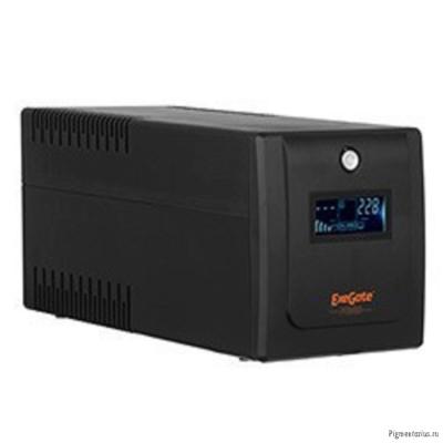 Exegate EP285511RUS ИБП ExeGate SpecialPro Smart LLB-1600.LCD.AVR.EURO.RJ.USB <1600VA/950W, LCD, AVR