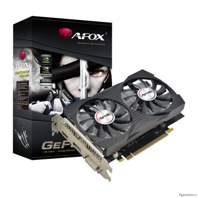 Видеокарта AFOX Geforce GTX1050 4GB GDDR5 128Bit  DVI/HDMI/DP ATX 2FAN (AF1050-4096D5H4-V2)