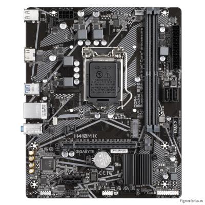 Gigabyte H410M K 2.0 (LGA1200, Q470E, 2*DDR4 (2933), 2*SATA RAID, M.2, 2*PCIe, HDMI, 2*USB 3.2, 4*US