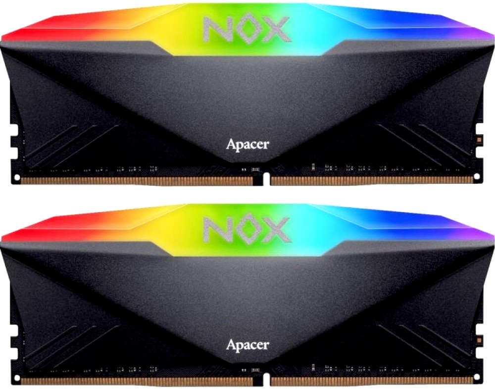Apacer DDR4 DIMM 16GB Kit 2x8Gb AH4U16G36C25YNBAA-2 PC4-28800, 3600MHz, CL18, NOX RGB AURA2