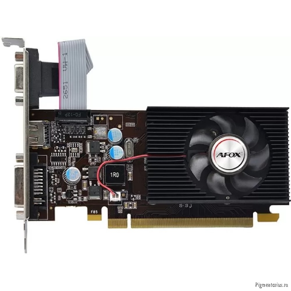 Видеокарта AFOX G210 512MB DDR3 VGA/DVI/HDMI 1FAN LP (AF210-512D3L3-V2) RTL