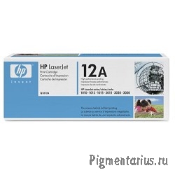 HP Q2612A Картридж ,Black{LaserJet 1010/1018/1020/1012/1015/3015/3020/3030, Black, (2000стр.)}