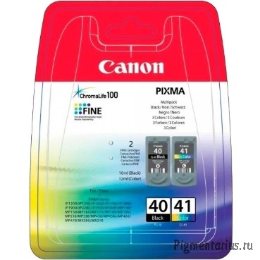 Canon PG-40/CL-41  Набор картриджей  для Pixma IP1200/1600/2200/6210D/6220D, MP150/170/450