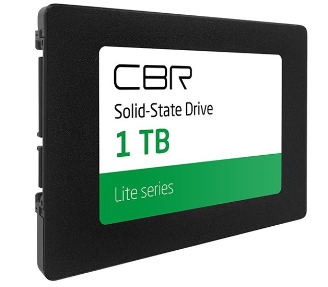 CBR SSD-001TB-2.5-LT22, Внутренний SSD-накопитель, серия "Lite", 1024 GB, 2.5", SATA III 6 Gbit/s, S