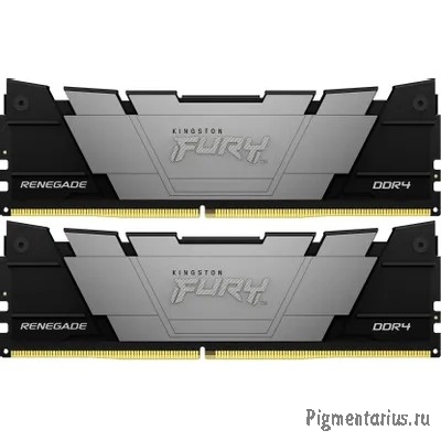 Память DDR4 2x32GB 3200MHz Kingston KF432C16RB2K2/64 Fury Renegade Black RTL Gaming PC4-25600 CL16 D