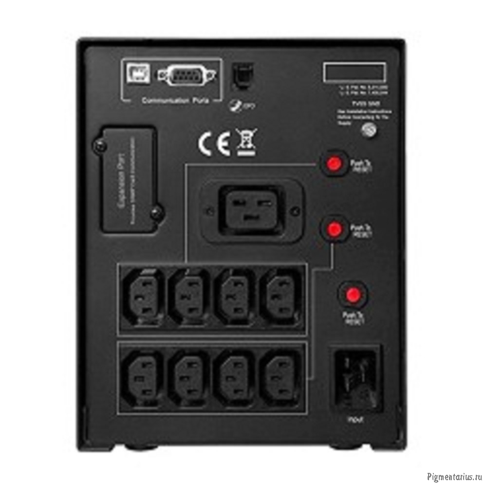 CyberPower PR2200ELCDSL ИБП {Line-Interactive, Tower, 2200VA/1980W USB/RS-232/EPO/SNMPslot (8 IEC С1