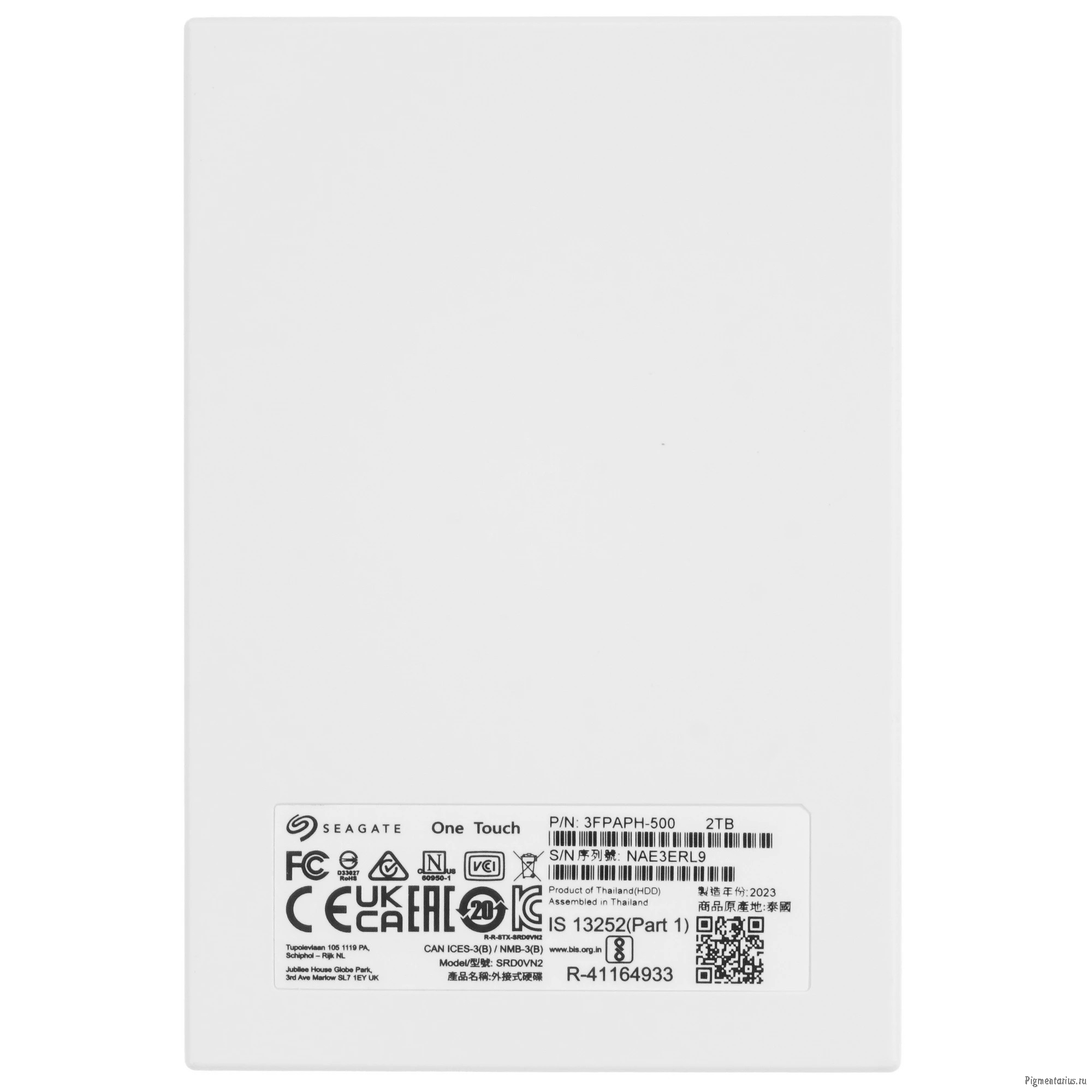 Seagate Portable HDD 2TB One Touch STKY2000402 {USB 3.2, 2.5", Blue}