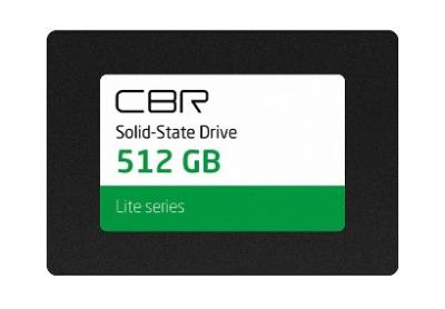 SSD накопитель CBR SSD-512GB-2.5-LT22 серия "Lite" 512GB