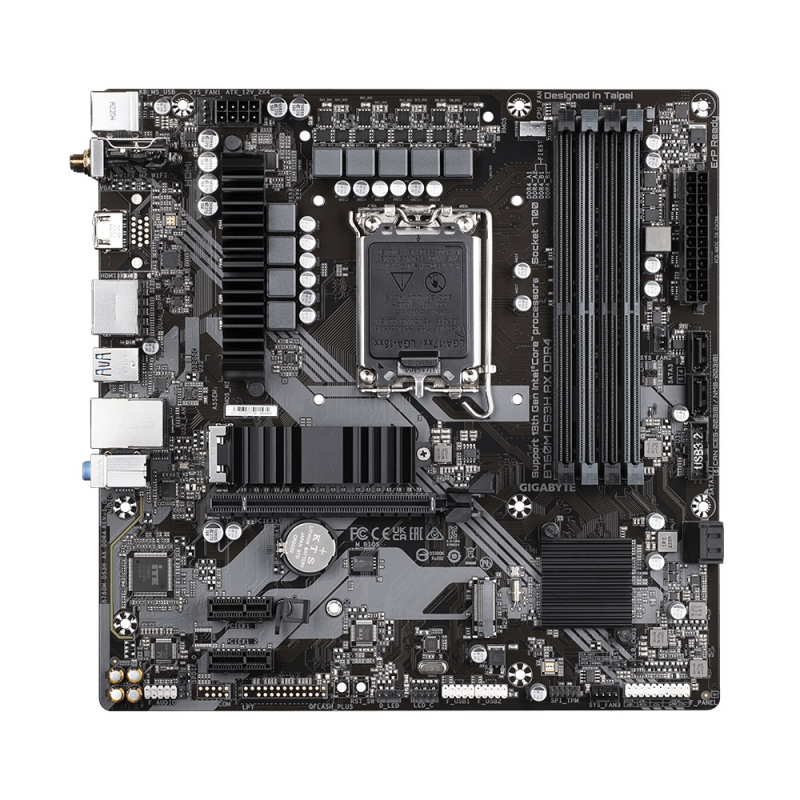 Материнская плата Gigabyte B760M DS3H AX DDR4 Материнская плата Gigabyte B760M DS3H AX DDR4