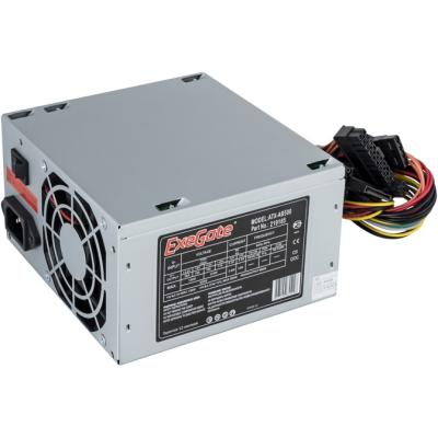 Exegate EX219185RUS / 251772 Блок питания 500W ATX-AB500 OEM,  8cm fan, 24+4pin, 2*SATA, 1*FDD, 2*ID