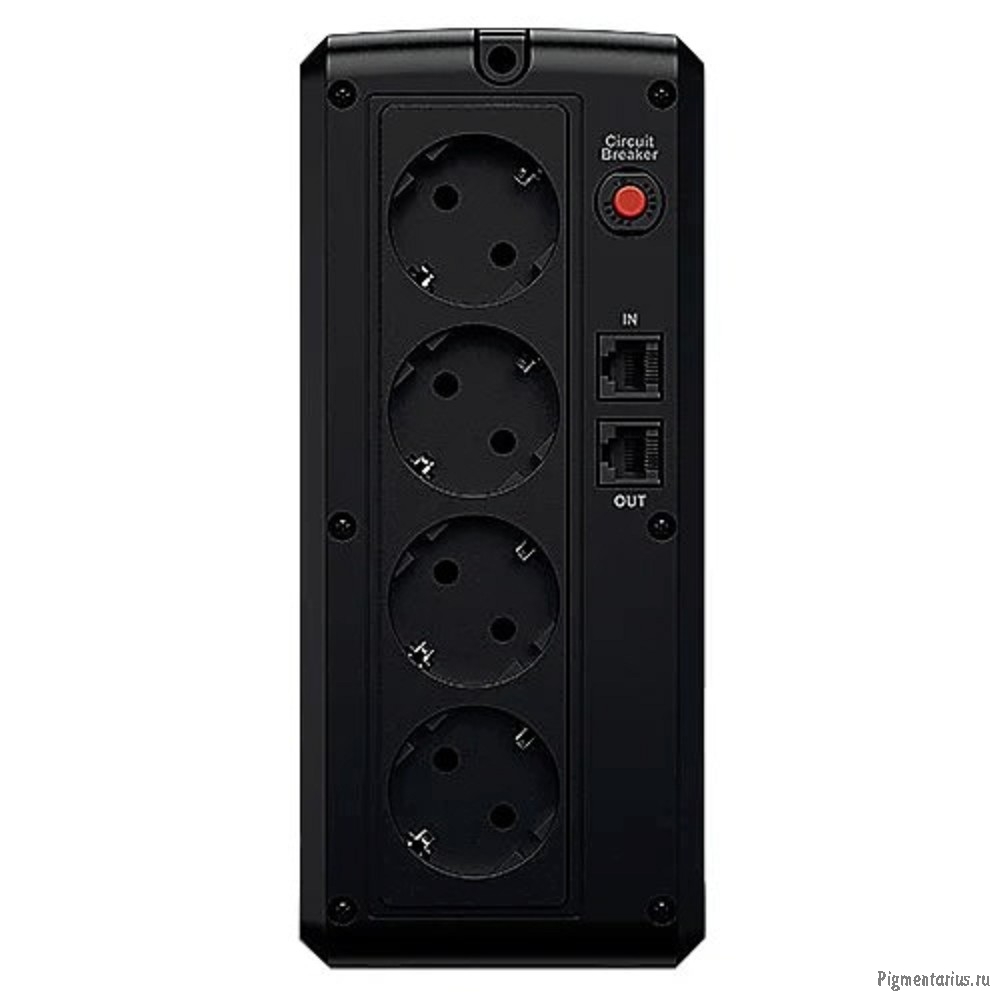 CyberPower UT1100EG ИБП {Line-Interactive, Tower, 1100VA/660W USB/RJ11/45 (4 EURO), 12В/5 Ач х 2}