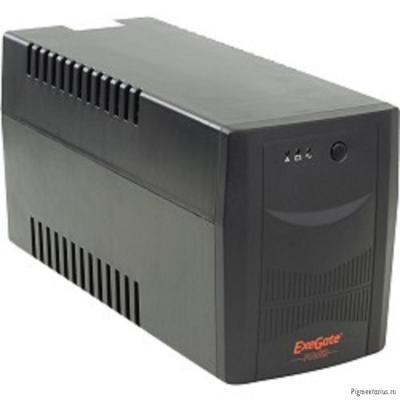 Exegate (EP212521RUS/EP223437RUS) Power  ИБП  Back UNB-1500  <1500VA, Black, 2 евророзетки+2 розетки