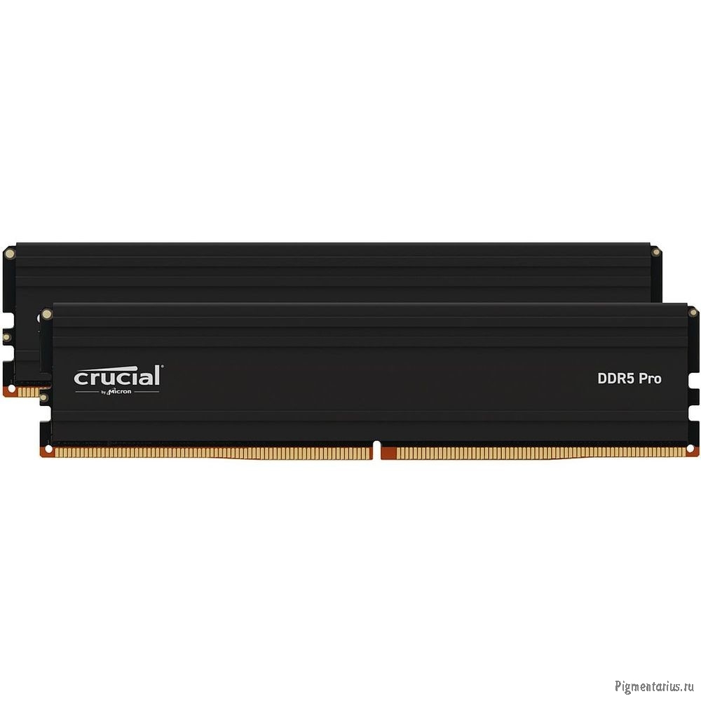 Модуль памяти Crucial 32GB DDR5 UDIMM 5600MHz CP2K16G56C46U5 kit 2*16gb, CL46-45-45