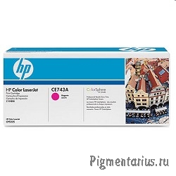 HP CE743A Картридж ,Magenta{Color LJ CP5225, Magenta, (7300стр.)}