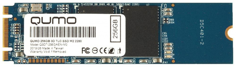 SSD накопитель QUMO QM Novation Q3DT-256GAEN-M2 OEM M.2 256GB