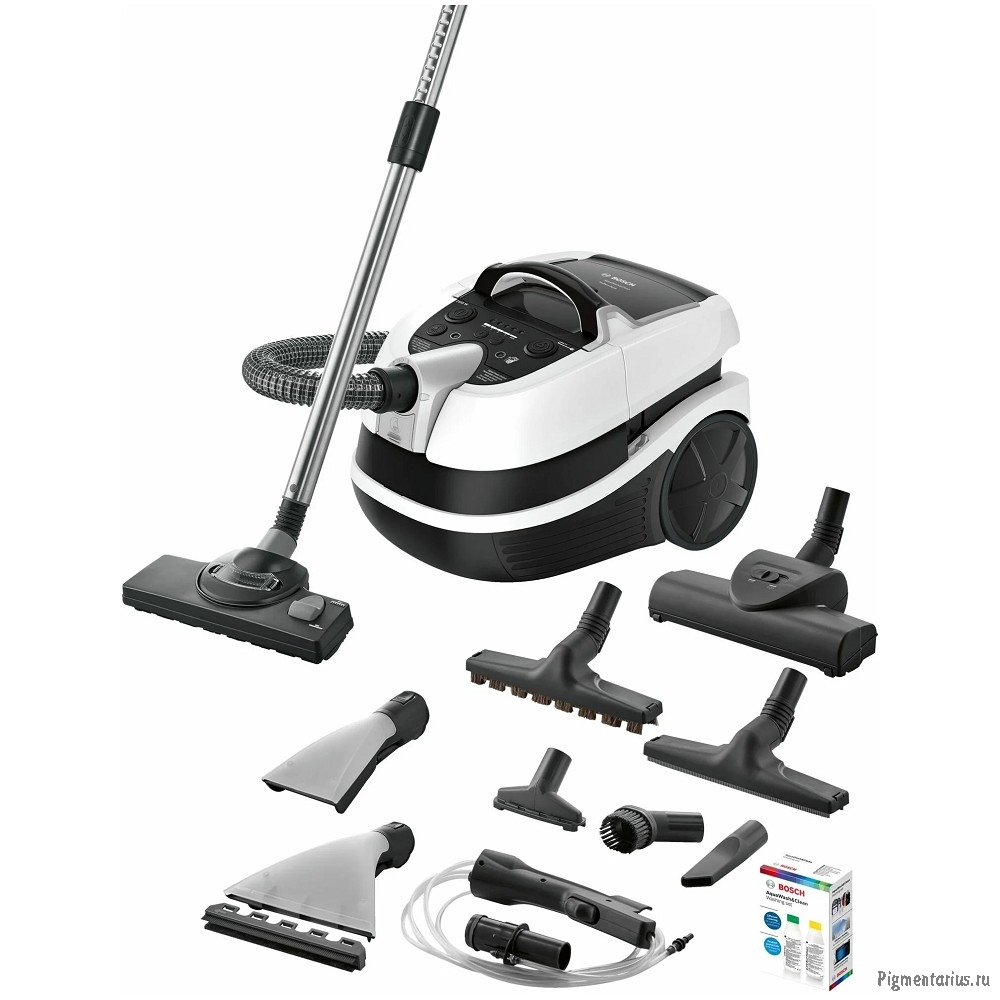 BOSCH BWD421PRO  Пылесос, контейнер, 2100 Вт, белый/черный