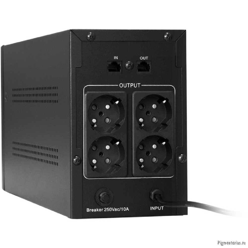 Exegate EP285503RUS ИБП ExeGate SpecialPro Smart LLB-1500.LCD.AVR.EURO.RJ <1500VA/950W, LCD, AVR, 4 