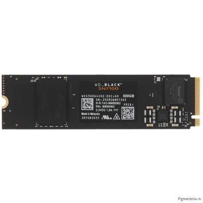 WD SSD Black SN7100, 500GB, M.2(22x80mm), NVMe, PCIe 4.0 x4, TLC, WDS500G4X0E