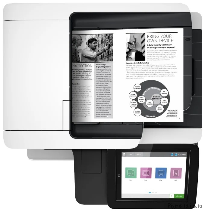 HP LaserJet Enterprise MFP M528dn [1PV64A] {p/c/s, A4, 1200 dpi, 43ppm, 1.75GB, 16GB eMMC, 2trays 10