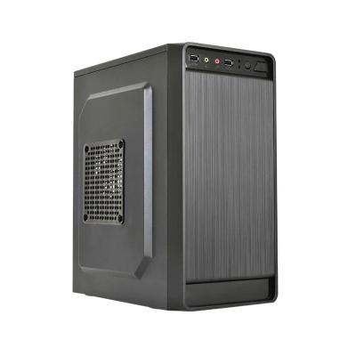 Exegate EX283125RUS Корпус Minitower ExeGate BAA-108 Black, mATX, <AAA400, 80mm>, 2*USB, Audio