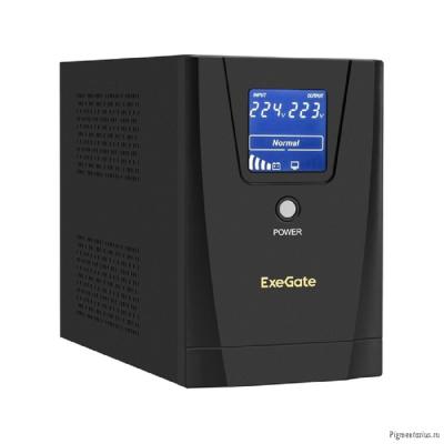 Exegate EX292800RUS ИБП ExeGate SpecialPro Smart LLB-1500.LCD.AVR.2SH.3C13.USB <1500VA/950W, LCD, AV