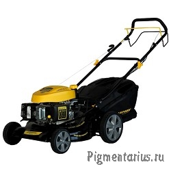 CHAMPION Газонокосилка LM5131 { 3кВт привод 501мм 60л 25-75мм 1рычаг/7, 33,8кг 3в1 }
