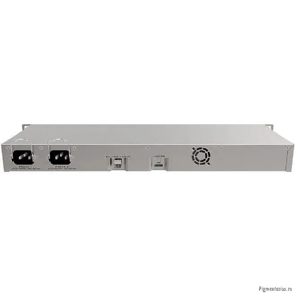 MikroTik RB1100DX4 Dude Edition Маршрутизатор, в стойку, 13x 1G Ethernet, 2x SATA3, 2x M.2, 60Gb SSD
