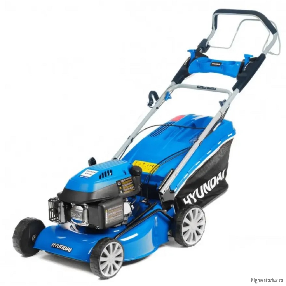 HYUNDAI [L 4620] Бензиновая газонокосилка {двигатель Hyundai ICV145,4-х такт, 3.8 л.с./145 см3, Шири