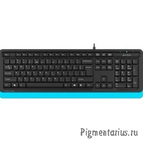 Клавиатура A-4Tech Fstyler FK10 BLUE черный/синий USB [1147528]