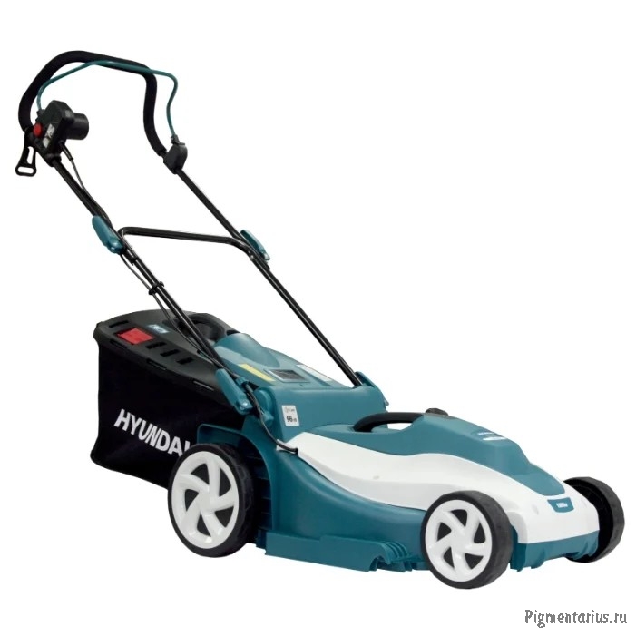 HYUNDAI [LE 4210] Электрическая газонокосилка { 1800 Вт, высота 20-70 мм, ширина 42 см, 10.5 кг }