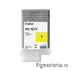 Canon PFI-107Y 6708B001 Картридж для  iPF680/685/770/780/785, Желтый, 130ml (GJ)